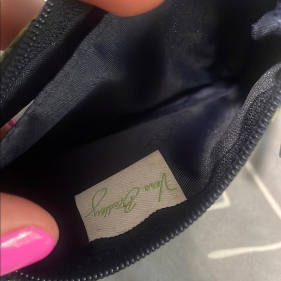 Vera Bradley Navy and Lime ID Holder - Picture 3 of 4